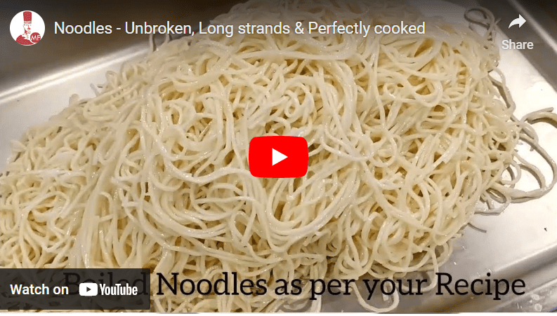 Perfectly Cooked Noodles